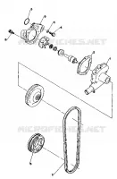 WATER PUMP 500 AND 500 CLASSIC (4919251925032A)
