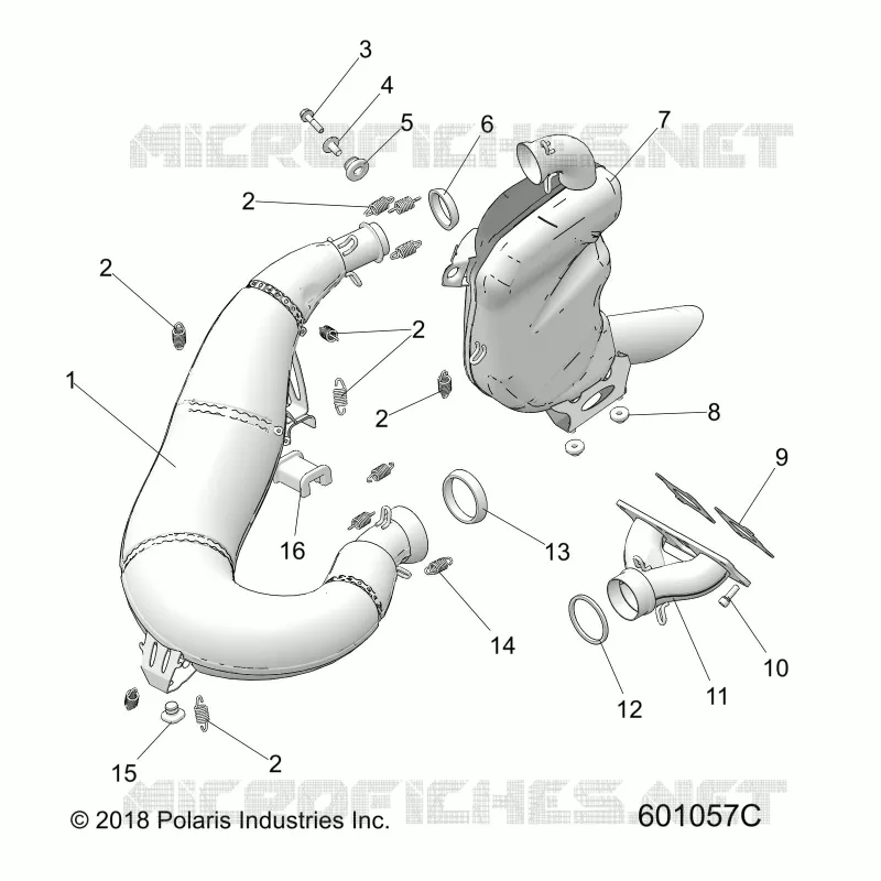 ENGINE, EXHAUST SYSTEM