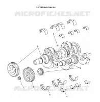 CRANKSHAFT AND BALANCE SHAFT