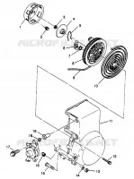 RECOIL STARTER XLT TOURING 0973357 AND EUROPEAN XLT TOURING E973357 (4937723772D001)