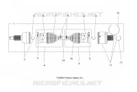DRIVE TRAIN, DRIVE REAR SHAFT
