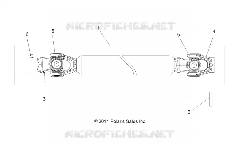 DRIVE TRAIN, FRONT PROP SHAFT