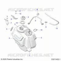 FUEL SYSTEM, FUEL TANK ASM.