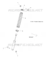 SUSPENSION, REAR SHOCK MOUNTING