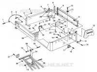 REAR BED MOUNTING BIG BOSS 6X6 400L W97AE38A (4940814081A008)