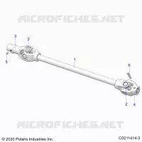 DRIVE TRAIN, FRONT PROP SHAFT