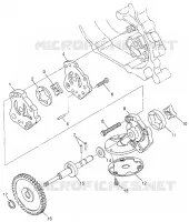 OIL PUMP MAGNUM 4X4 W97AC42A, SWEDISH MAGNUM 4X4 S97AC42E AND NORWEGIAN MAG (4940834083D004)