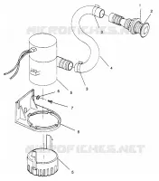 BILGE PUMP SL 900 B964291 AND INTL. SL 900 I964291 (4935583558B014)