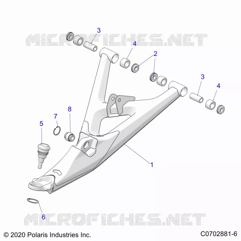 FRONT SUSPENSION CONTROL ARMS LOWER