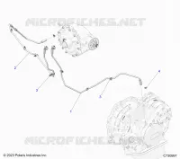 DRIVE TRAIN, TRANMISSION VENT LINES