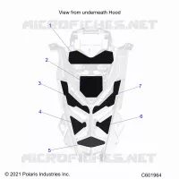 HOOD FOAM/SEAL