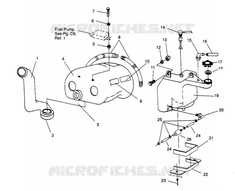 OIL TANK   AIR BOX LITE GT 0963133 AND EUROPEAN LITE GT E963133 (4933083308C001)