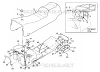 SEAT   GAS TANK CLASSIC TOURING 0983365 AND EUROPEAN CLASSIC TOURING E983 (4942484248A006)