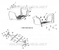 SWING ARM/FOOTREST