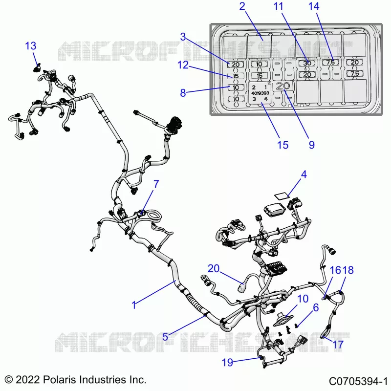ELECTRICAL, WIRE HARNESSES, CHASSIS