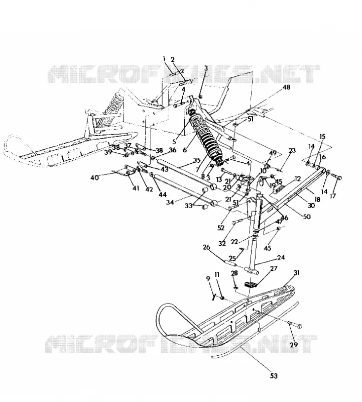 FRONT SUSPENSION AND SKI 440 (4921242124015A)