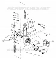 FRONT STRUT   ASSEMBLY 4X4 250 W938127 (4924042404013A)