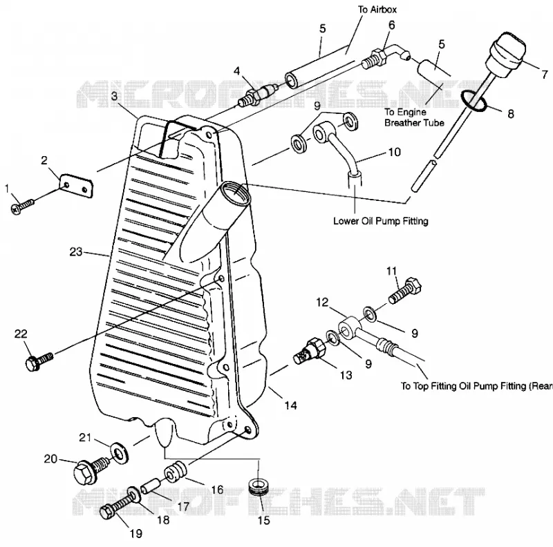 OIL TANK SPORTSMAN 500 W969244 AND SWEDISH SPORTSMAN 500 S969244 (4936093609B013)