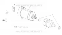 ENGINE, STARTING MOTOR