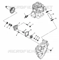 WATER PUMP SPORT 400L W98BA38C (4947234723D005)