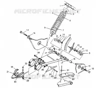 SWING ARM   SHOCK  (AFTER SERIAL #2275881) MAGNUM 2X4 W957544 (4926852685B011)
