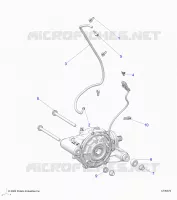 DRIVE TRAIN, FRONT GEARCASE MOUNTING