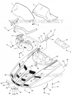 HOOD 700 XCR 0985678(A) AND EUROPEAN 700 XCR E985678 (4943114311A010)