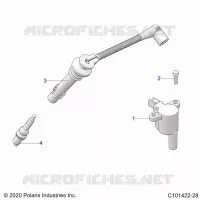 ELECTRICAL, IGNITION COIL, WIRE AND SPARK PLUG