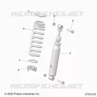 SUSPENSION, FRONT SHOCK MOUNTING