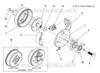 REAR BRAKE DRUM, E2/E4/EL
