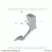 ENGINE, THROTTLE PEDAL