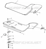 SEAT HURRICANE B964466 AND INTL. HURRICANE I964466 (4935733573A011)