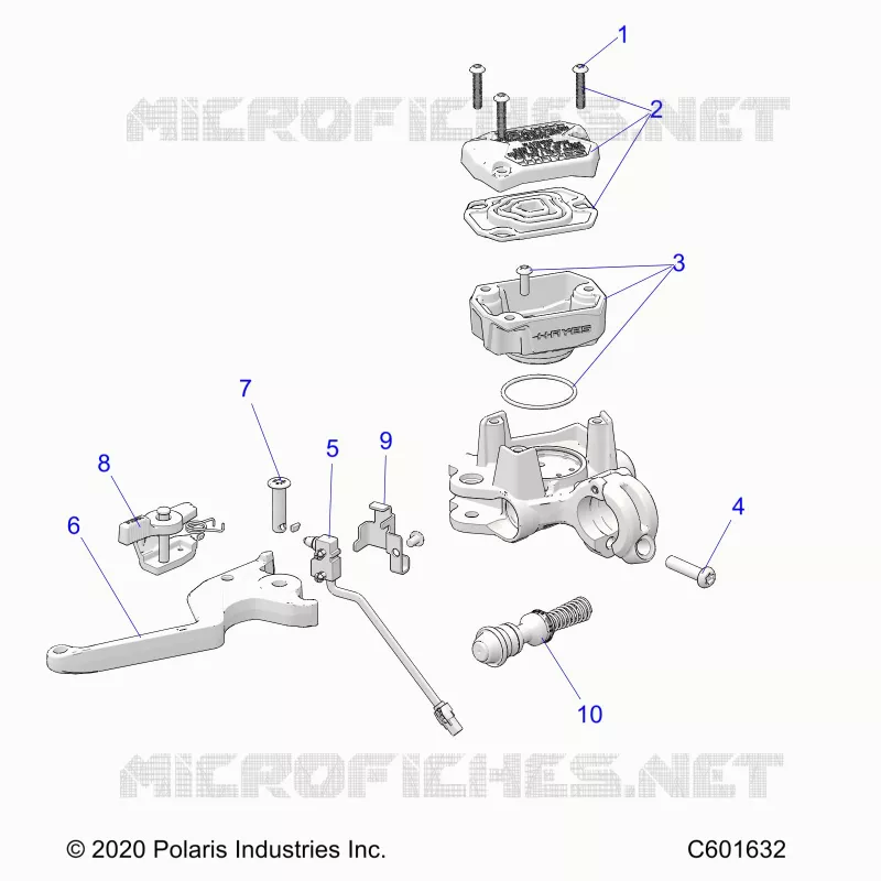 BRAKES, MASTER CYLINDER ASM.