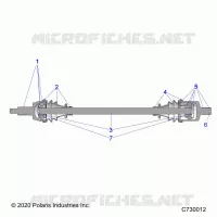DRIVE TRAIN, HALF SHAFT, FRONT