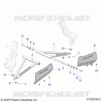SUSPENSION, A-ARM AND STRUT MOUNTING