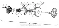DRIVE CLUTCH SPORTSMAN 500 W969244 (4936093609C002)