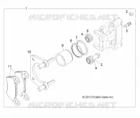 REAR BRAKE CALIPER