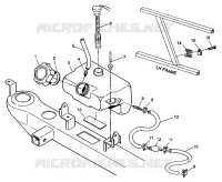 OIL TANK ASSEMBLY 6X6 350L W938739 (4924062406009A)