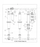 FRONT SUSPENSION SHOCK (7043917)