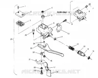 MASTER CYLINDER STORM 0950782, STORM SKS 0950582,  EURO STORM E950 (4929012901B002)