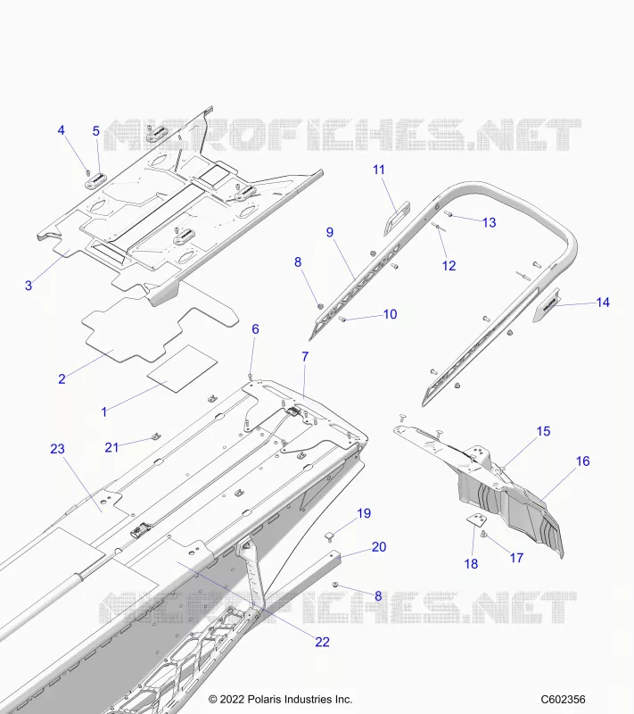 BUMPER, REAR, CLOSEOFF, TUNNEL COVER