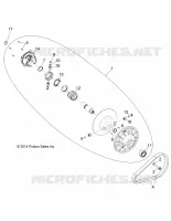 DRIVE TRAIN, SECONDARY CLUTCH
