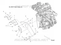 ENGINE, MOUNTING, RH