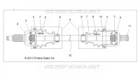 DRIVE TRAIN, FRONT HALF SHAFT