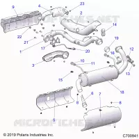 ENGINE, EXHAUST SYSTEM