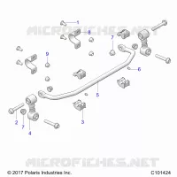 SUSPENSION, STABILIZER BAR, FRONT