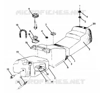 SEAT GAS/TANK ASSEMBLY SPORT GT (4921282128007A)