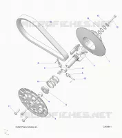DRIVE TRAIN, SECONDARY CLUTCH