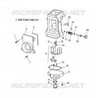 ENGINE, CARBURETOR, LOWER