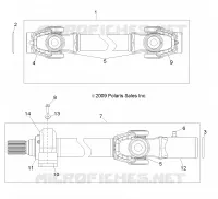DRIVE TRAIN, FRONT PROP SHAFT